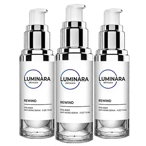 Luminara Rewind bottle - natural skin support serum